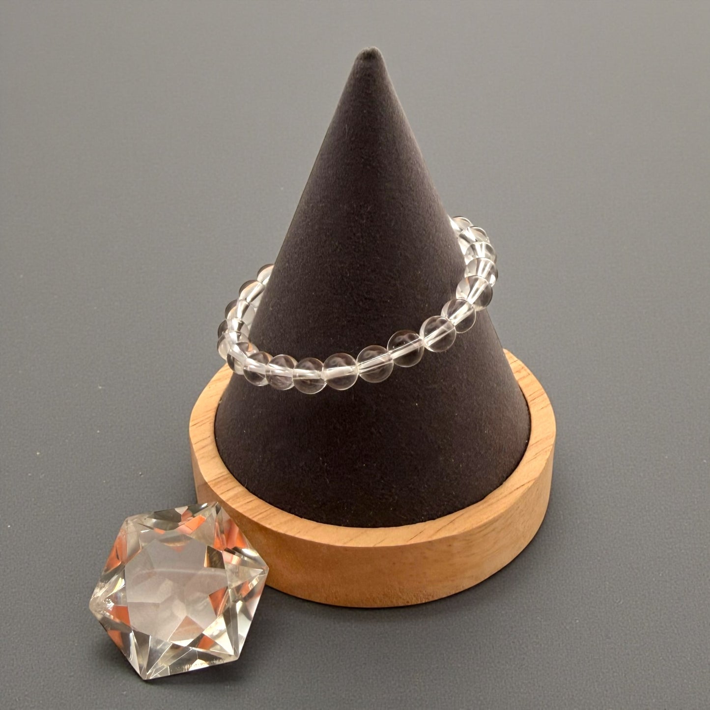 Clear Quartz Crystal Beaded Bracelets