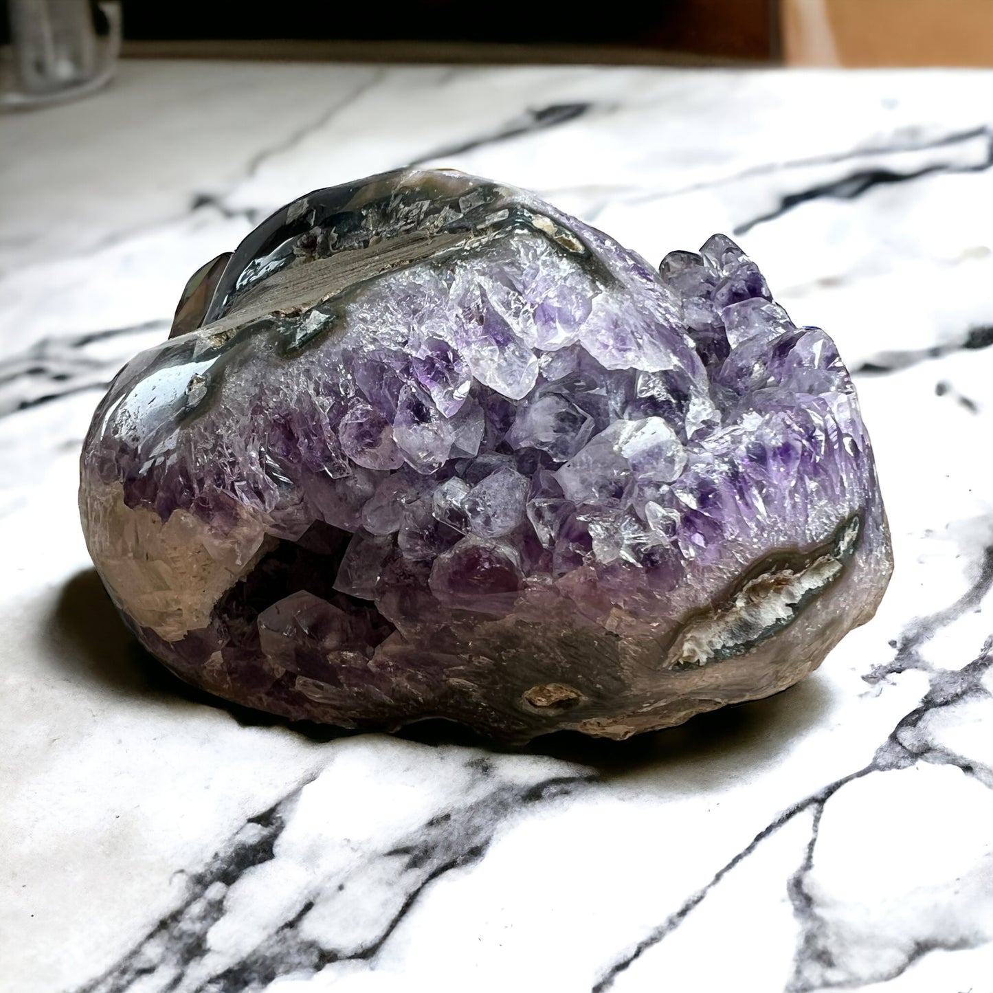 紫水晶帶支架(M)