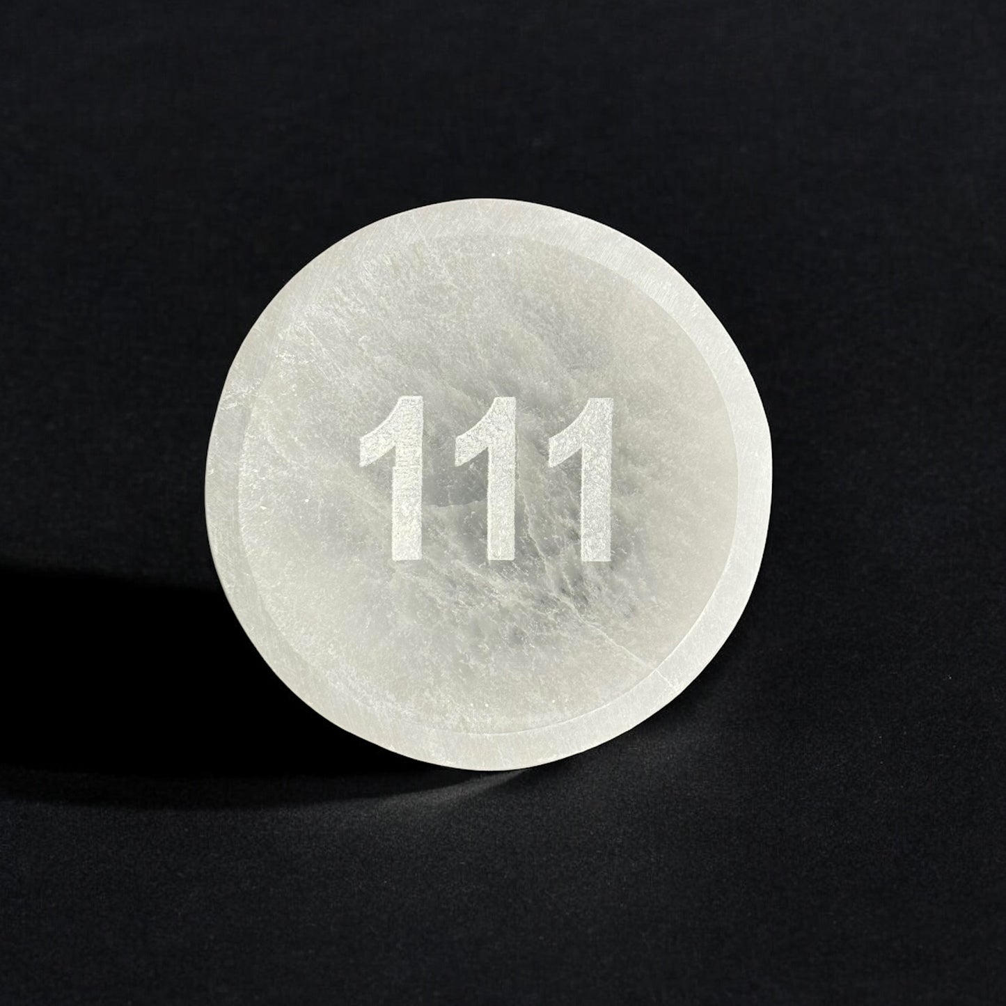 Angel Number "111" Selenite Bowl Round (S)