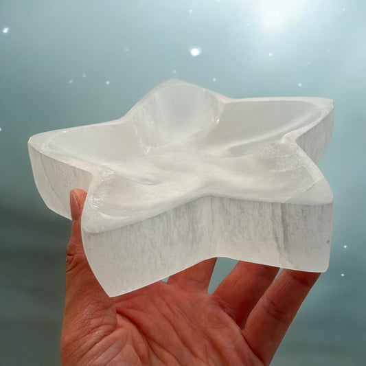 Star Selenite Bowl (L)