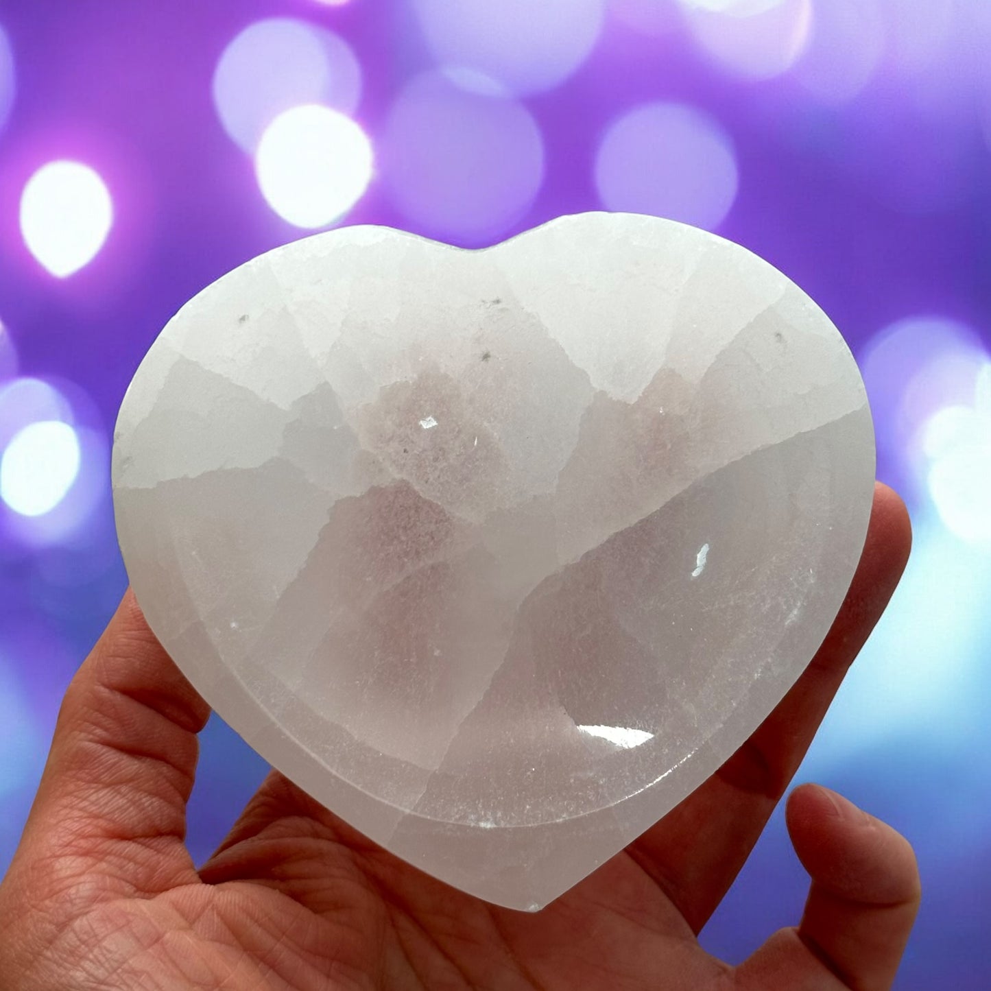 Heart Selenite Bowl (S)