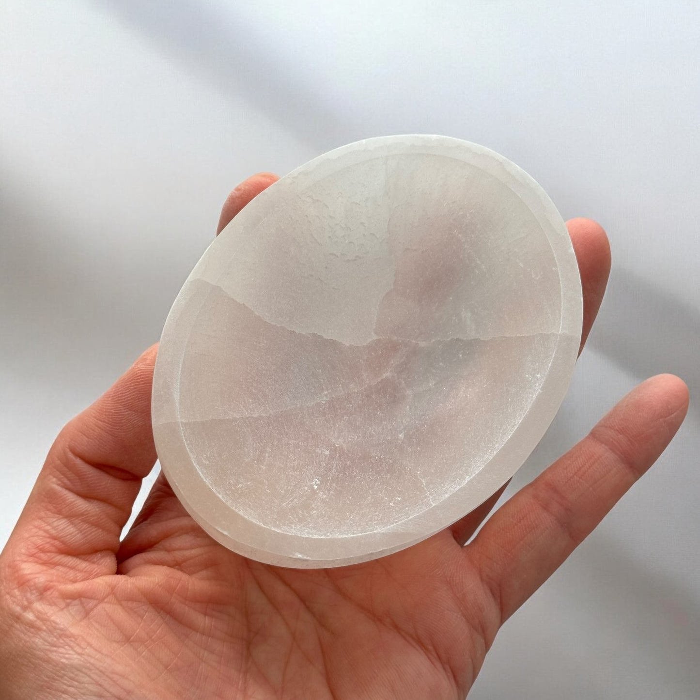 Oval Selenite Bowl (S)