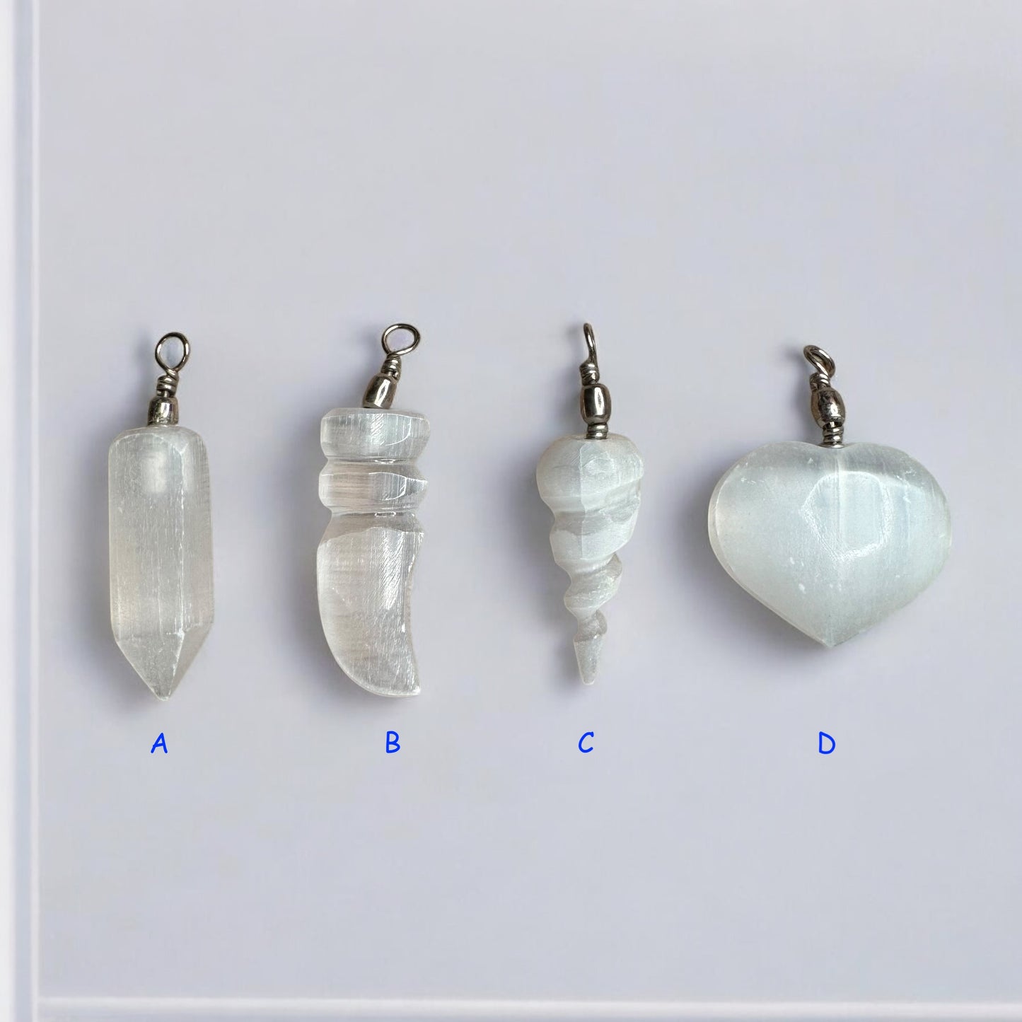 Selenite Crystal Pendant