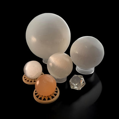 Selenite Crystal Spheres