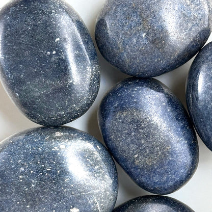 Dumortierite Crystal Palm Stones