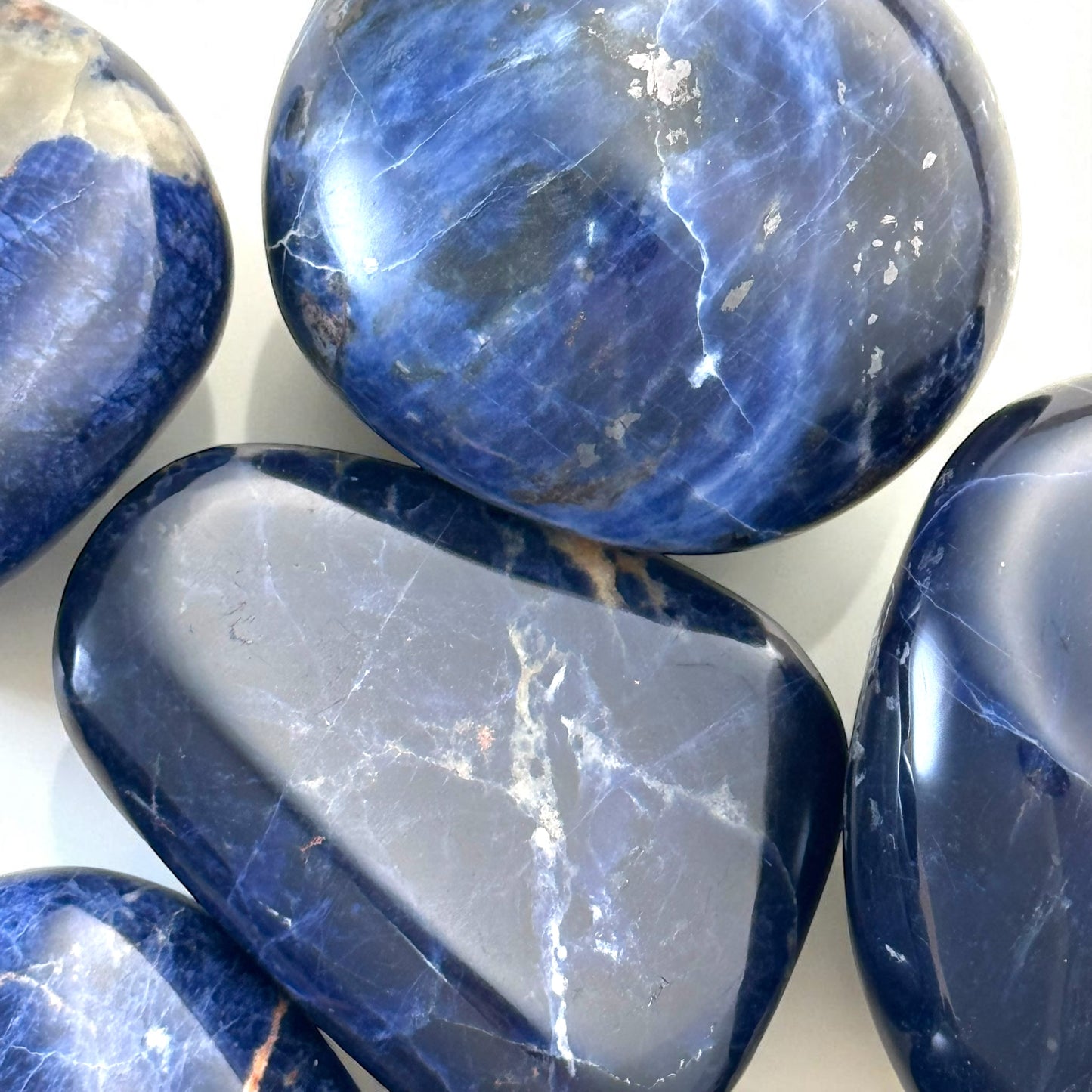 Premium Sodalite Crystal Odd Form Palm Stones