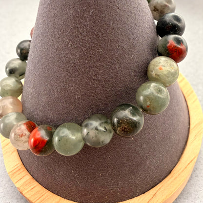 血石水晶串珠手鍊（8毫米）