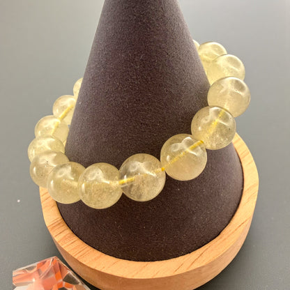Libyan Desert Glass Crystal Beaded Bracelets