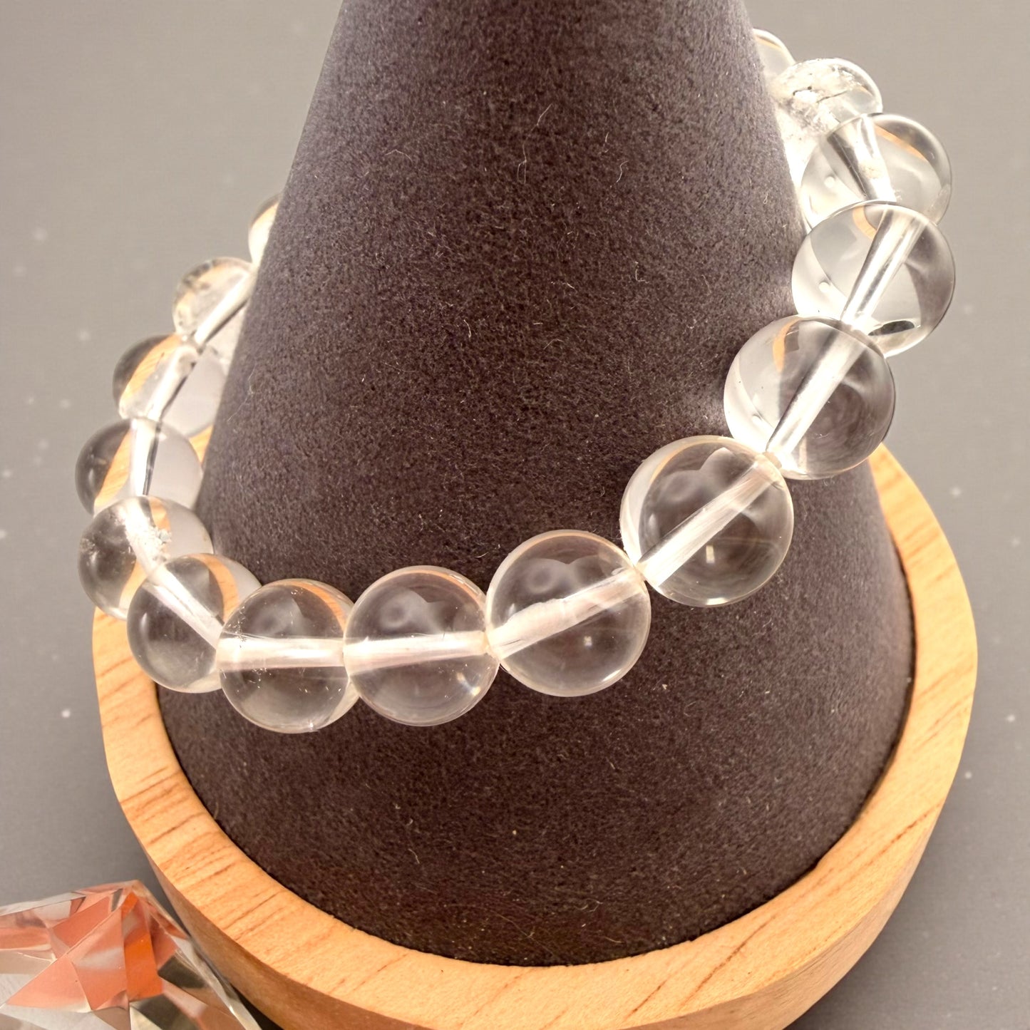 Clear Quartz Crystal Beaded Bracelets