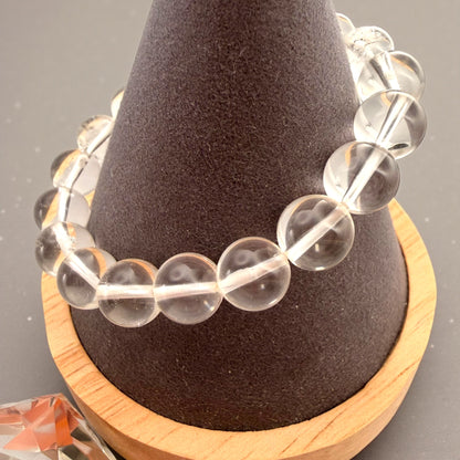 Clear Quartz Crystal Beaded Bracelets