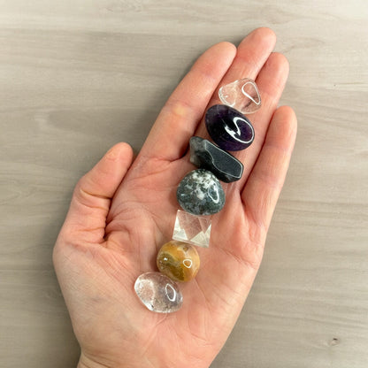 Prosperity Abundance Chakra Tumble Stone Crystal Set