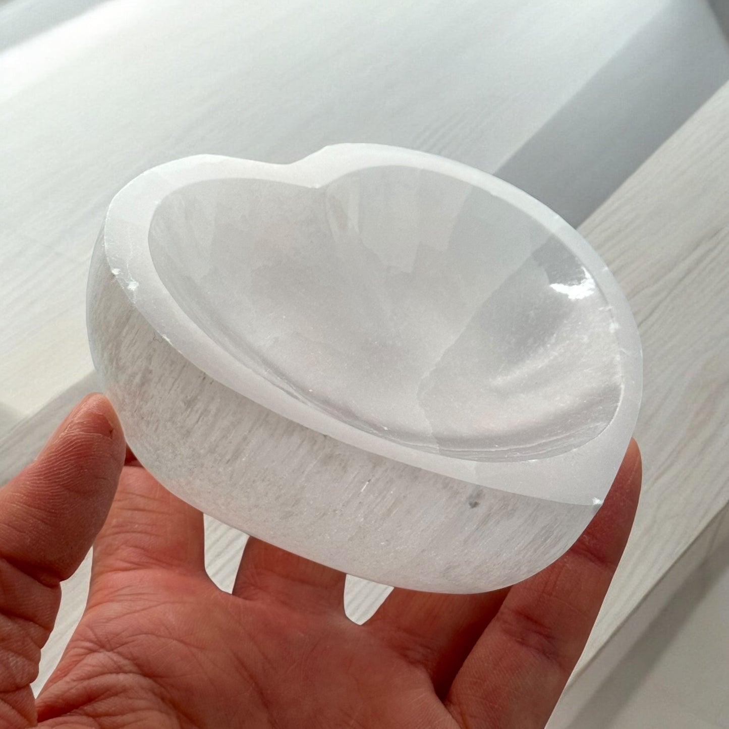 Heart Selenite Bowl (S)