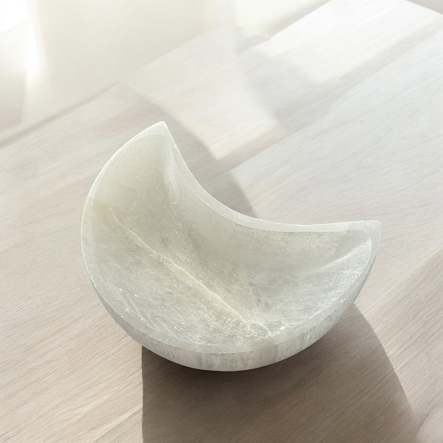 Moon Selenite Bowl (M)