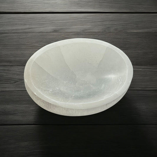 Oval Selenite Bowl (S)