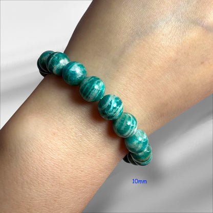 Russian Amazonite Crystal Beaded Bracelets