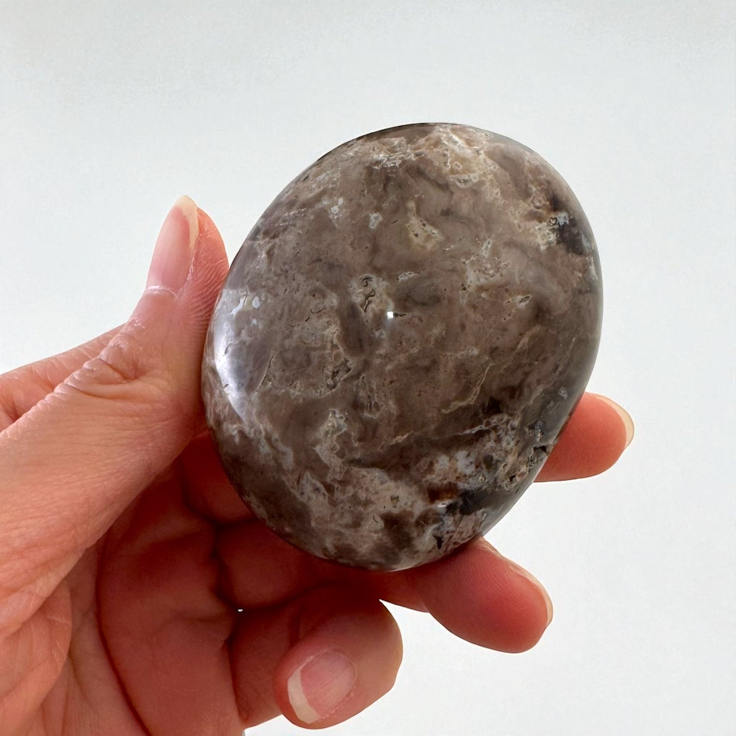 Coffee Opal Crystal Palm Stones