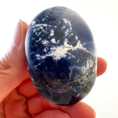 Premium Sodalite Crystal Odd Form Palm Stones