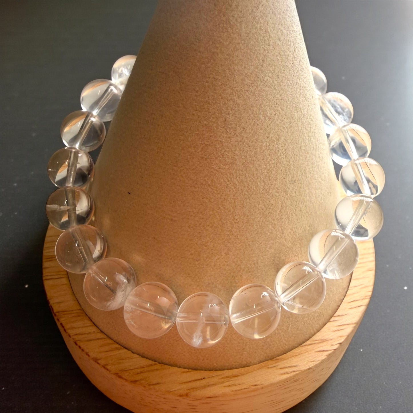 Girasol Clear Quartz Crystal Beaded Bracelets