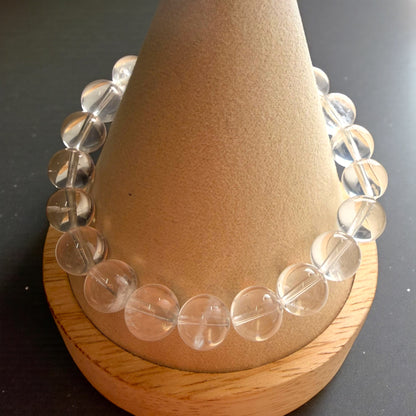 Girasol Clear Quartz Crystal Beaded Bracelets