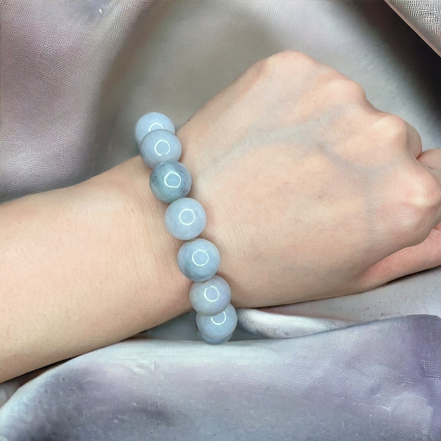 Burmese Jade Beaded Bracelet