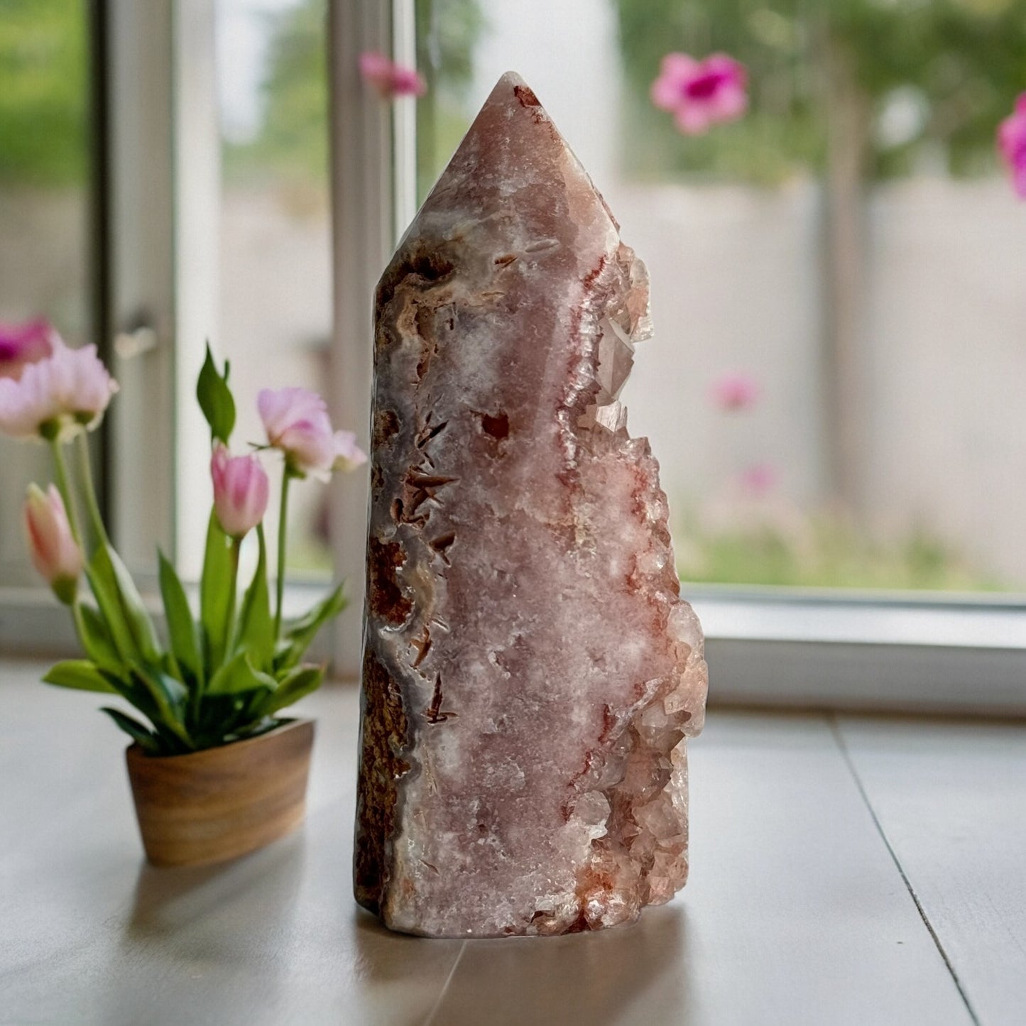 Pink Amethyst Tower (L)