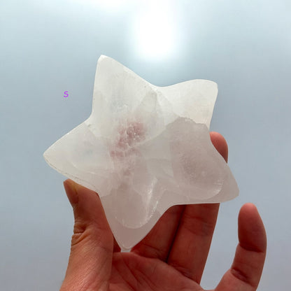 Star Selenite Crystal Bowl