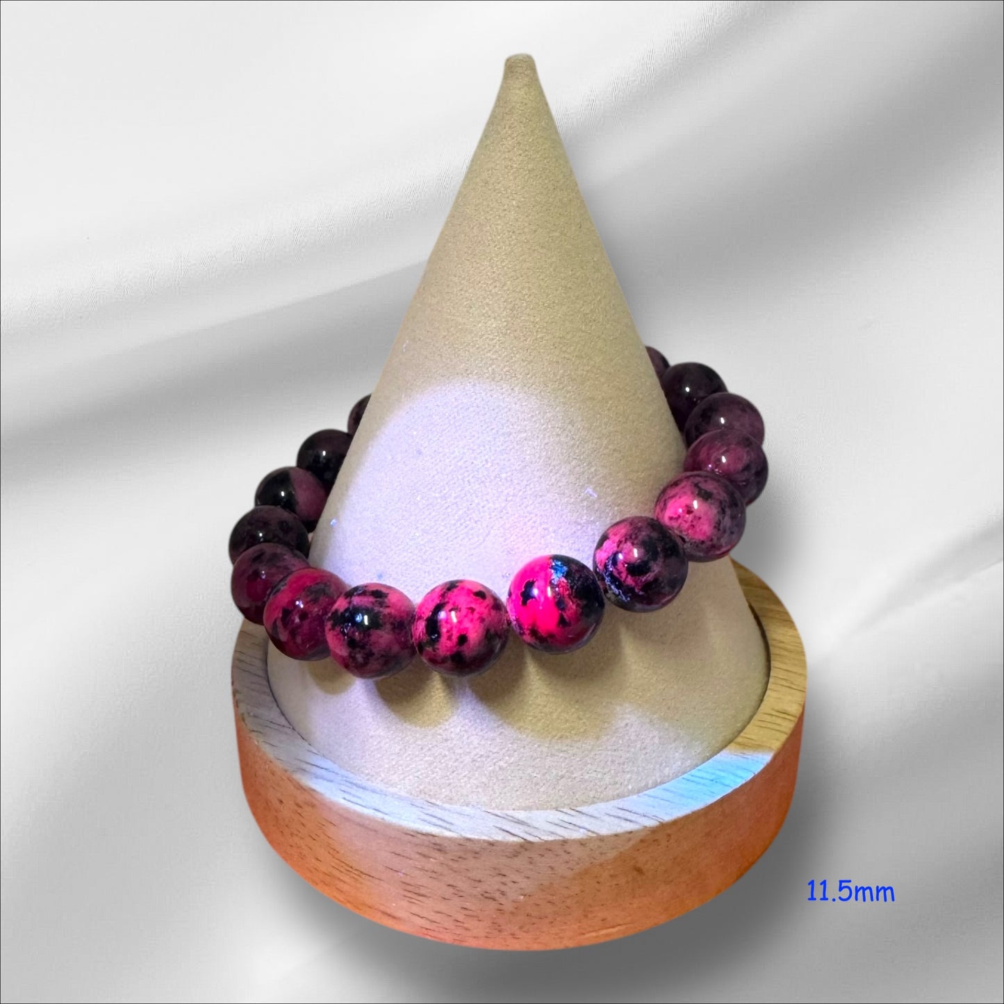 Ruby Crystal Beaded Bracelets