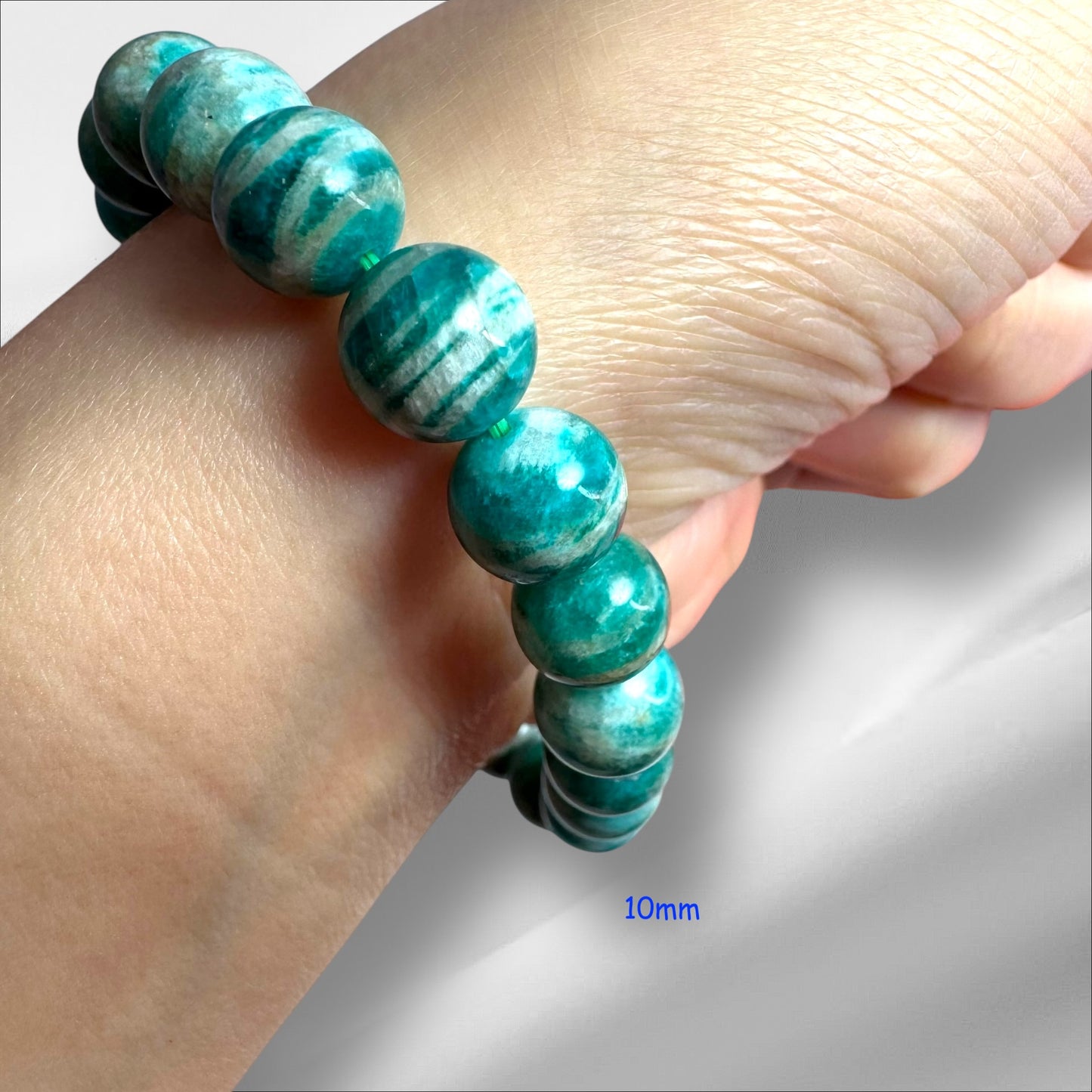 Russian Amazonite Crystal Beaded Bracelets