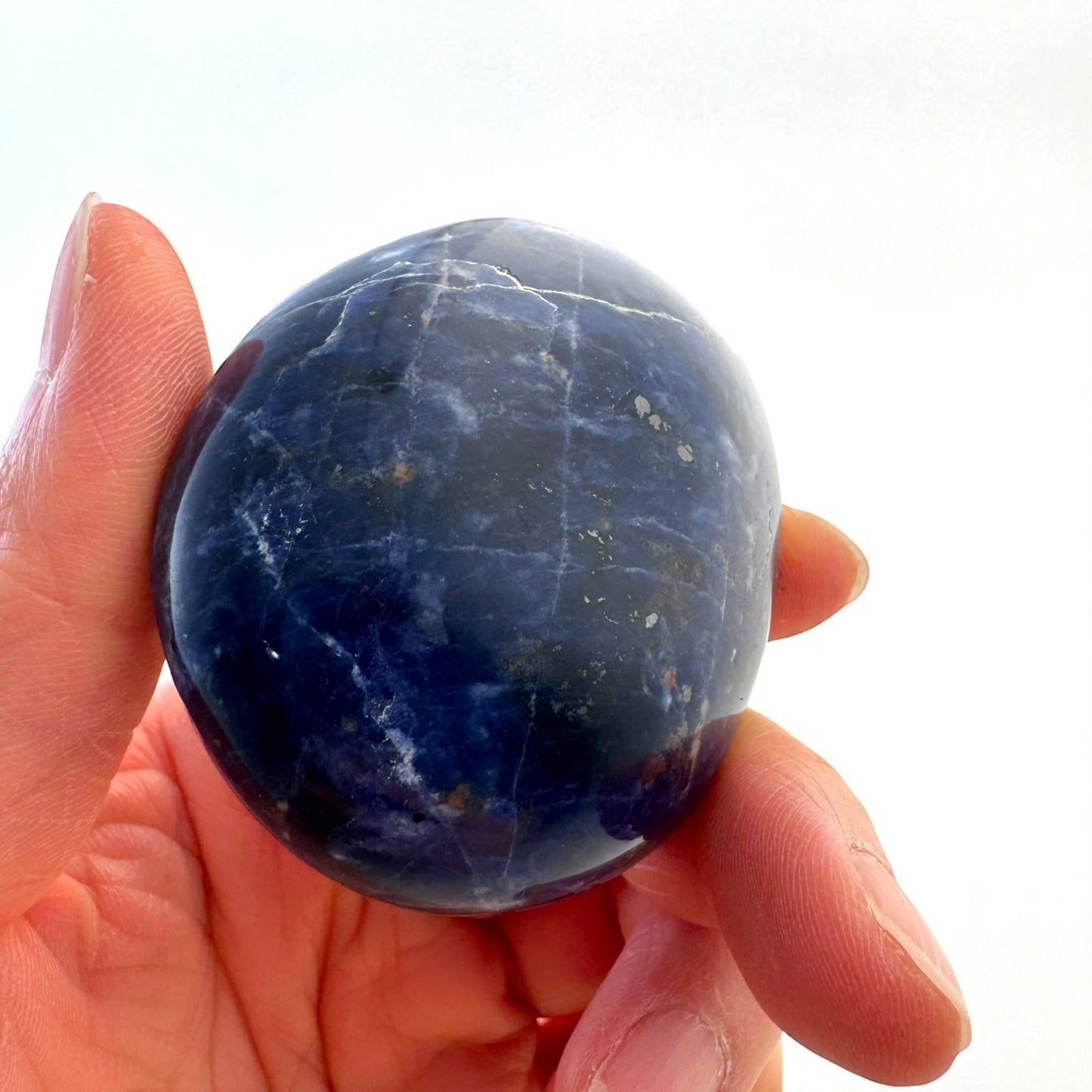 Premium Sodalite Crystal Odd Form Palm Stones