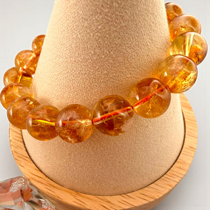 Citrine Crystal Beaded Bracelets