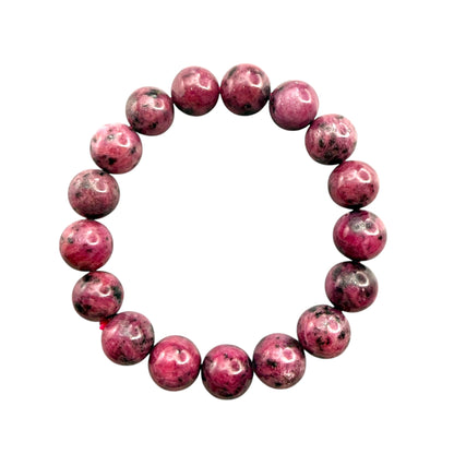 Ruby Crystal Beaded Bracelets