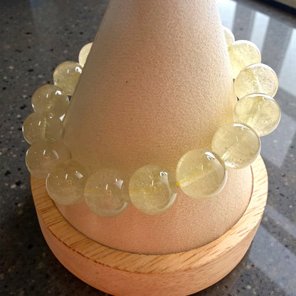 Libyan Desert Glass Crystal Beaded Bracelets