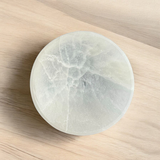 Selenite Bowl Round (L)