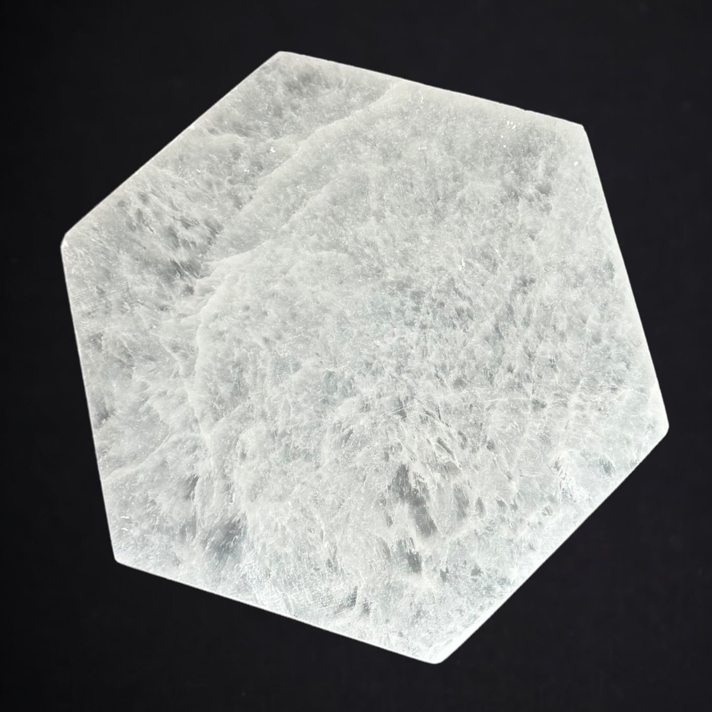 Hexagon Selenite Plate (L)