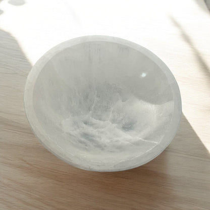 Selenite Crystal Bowl Round (S)