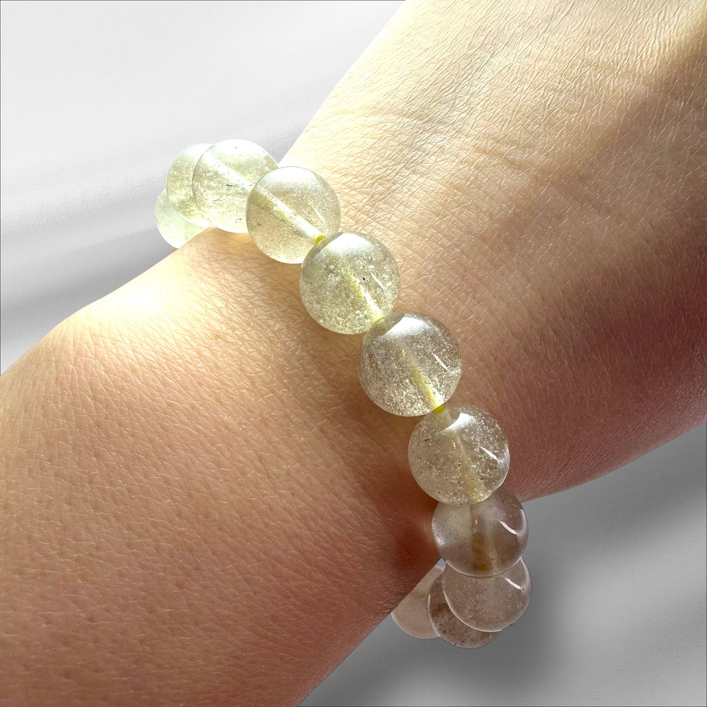 Libyan Desert Glass Crystal Beaded Bracelets