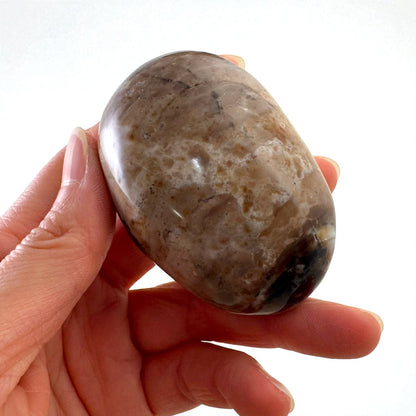 Coffee Opal Crystal Palm Stones