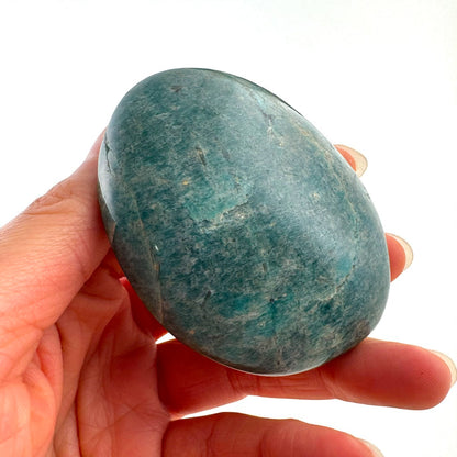 Amazonite Crystal Palm Stones