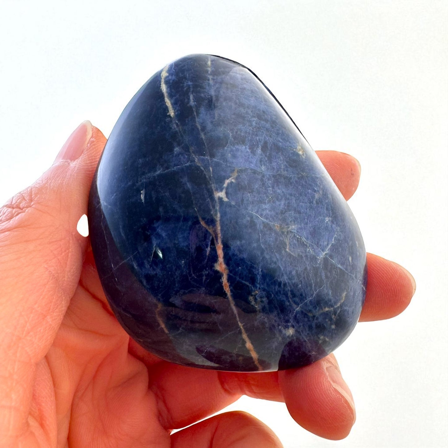 Premium Sodalite Crystal Odd Form Palm Stones