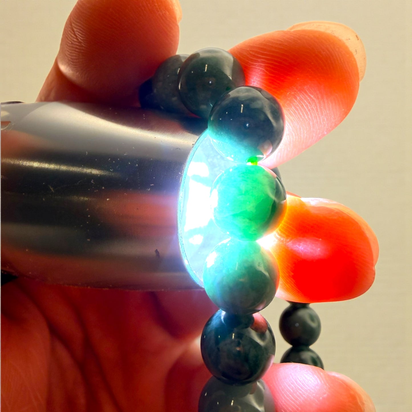 瓜地馬拉綠玉串珠手鍊