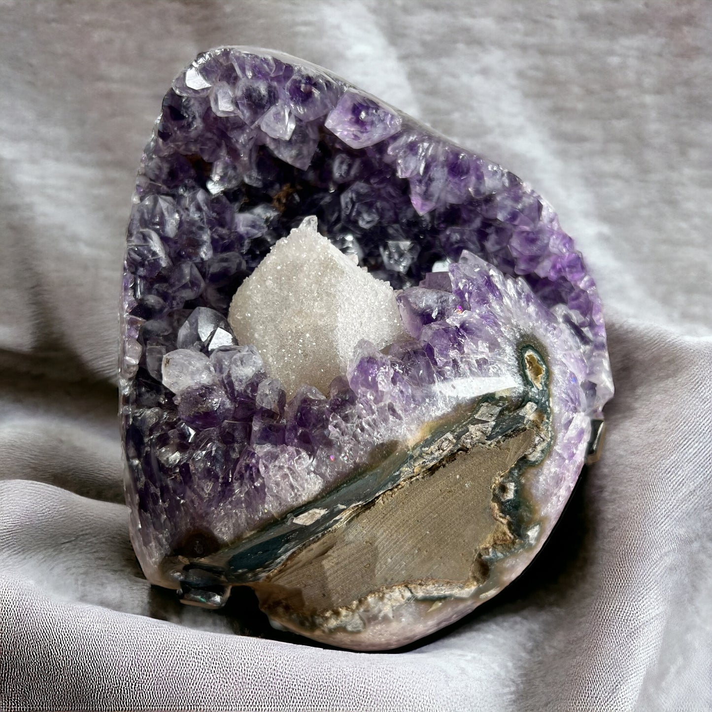 紫水晶帶支架(M)