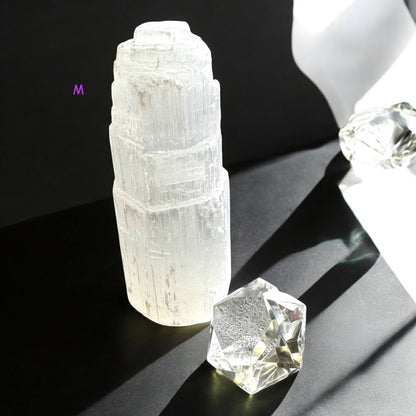 Selenite Crystal Rough Towers