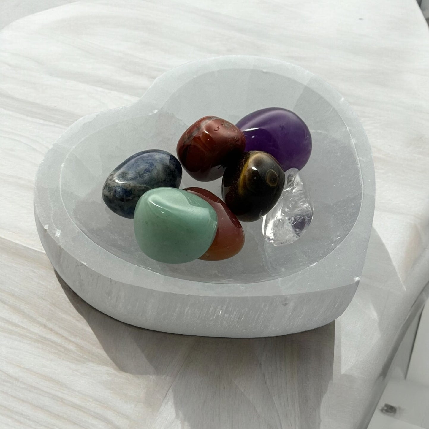 Heart Selenite Bowl (S)