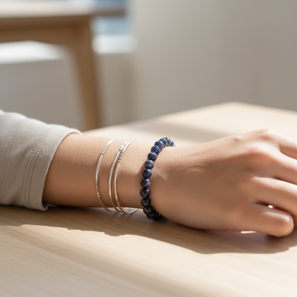 Iolite Crystal Bracelet