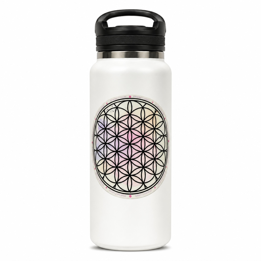 UV DTF Flower of Life Sticker